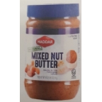 Haddar Kosher Natural Mixed Nut Butter Gluten Free (Cashew and Almond) - Passover 18 oz