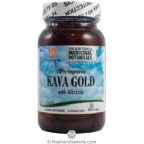 L.A. Naturals Kosher Kava Gold with Albizzia 100% Vegetarian 90 Vegetable Capsules