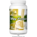 Nutri-Supreme Research Kosher Whey Protein Powder Rich Natural Flavor Dairy Cholov Yisroel 2 LB
