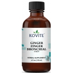 Kovite Kosher Ginger Zinger Bronchial Syrup - Alcohol Free  4 oz.