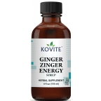 Kovite Kosher Ginger Zinger Energy Syrup  4 oz.