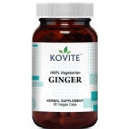 Kovite Kosher Organic Ginger 1000 mg Per Serving  90 Vegetable Capsules 