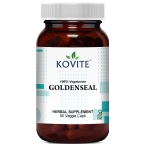 Kovite Kosher Organic Goldenseal Root 250 mg 60 Vegetable Capsules 