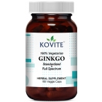 Kovite Kosher Standardized Ginkgo Biloba Extract 460 mg 180 Vegetable Capsules 