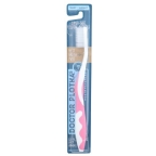 Dr. Plotka Super-Soft Flossing Bristles Adult Toothbrush - Pink 1 Brush
