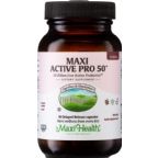 Maxi Health Kosher Active Pro-50 Ultra Protection 50 Billion Live Probiotics Delayed Release 30 Maxicaps