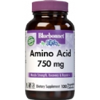 Bluebonnet Kosher Amino Acid 750 mg Dairy 120 Vegetable Capsules