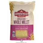 Arrowhead Mills Kosher Organic Whole Millet 6 Pack 28 OZ