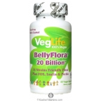 VegLife Bellyflora 20 Billion Vegan Suitable Not Certified Kosher 50 Vegetarian Capsules