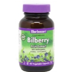 Bluebonnet Standardized Bilberry Fruit Extract 80 Mg Vegetarian Suitable not Certified Kosher 60 Vegetable Capsules