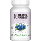 Maxi Health Kosher Bilberry Supreme with Lutein  120 Vegetable Capsules