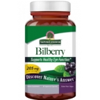 Natures Answer Standardized Bilberry Extract Vegetarian Suitable not Certified Kosher 90 Vegetable Capsules