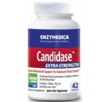 Enzymedica Candidase  Yeast Level Support Extra Strength Vegetarian Suitable Not Certified Kosher 42 Capsules