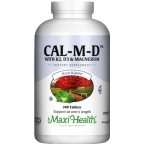 Maxi Health Kosher Cal-M-D Calcium with K2, D3 & Magnesium 240 Tablets