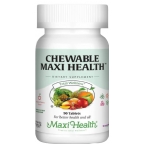 Maxi Health Kosher Chewable Maxi Health Multi Vitamin & Mineral Cherry Flavor  90 Tablets