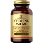 Solgar Kosher Choline 350 mg 100 Vegetable Capsules