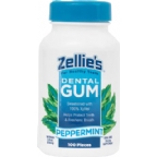 Zellies Kosher Xylitol Dental Gum - Peppermint 100 Pieces