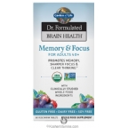 Garden of Life Dr Formulated Memory and Focus 40+ Vegetarian Suitable Not Certified Kosher 60 Tablets