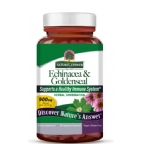 Natures Answer Kosher Echinacea & Goldenseal Root 90 Vegetable Capsules