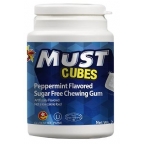 Elite Kosher Must Chewing Gum Cubes - Peppermint Flavor Sugar Free 2 Oz