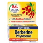 Enzymedica Berberine Phytosome 275 mg Vegan Suitable Not Kosher Certified 60 Vegetable Capsules