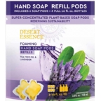Desert Essence Foaming Hand Soap Refill Pods, Tea Tree Oil & Lavender 3.8 oz