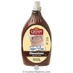 Gefen Kosher Chocolate Flavored Syrup  - Sugar Free 18 Oz
