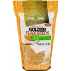 Grain Brain Kosher Organic Golden Flax Seeds 1 Lb