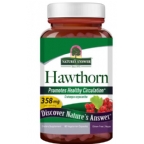 Natures Answer Standardized Hawthorn Leaf Extract Vegetarian Suitable not Certified Kosher 60 Vegetable Capsules