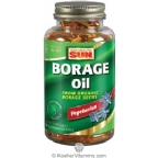 Natures Life Organic Borage Oil 1000 Mg with GLA 200 Mg Omega-6,9 100% Vegetarian Suitable not Certified Kosher 60 Vegetarian Softgels