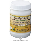 Healthy Origins Kosher Organic Extra Virgin Coconut Oil 16 OZ