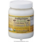 Healthy Origins Kosher Organic Extra Virgin Coconut Oil 54 OZ