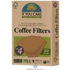 If You Care Kosher Coffee Filter No. 4  12 Pack