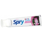 Spry Kosher Kids Toothpaste with Xylitol Fluoride Free - Bubblegum 5 OZ
