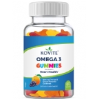 Kovite Kosher Omega 3-6-9 Gummies 145 mg - Natural Fruit Flavor  60 Gummies