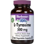 Bluebonnet Kosher L-Tyrosine 500 mg  100 Vegetable Capsules