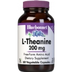 Bluebonnet Kosher L-Theanine 200 mg 60 Vegetable Capsules