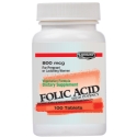Landau Kosher Folic Acid 800 Mcg 100 Tablets