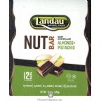 Landau Kosher Nut Bar Dark Chocolate Almond Pistachio 12 Bars