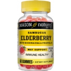Mason Kosher Sambucus Elderberry with Echinacea & Propolis 60 Gummies
