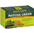 Bigelow Kosher Matcha Green Tea with Turmeric 18 Tea Bags