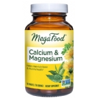 MegaFood Kosher Calcium and Magnesium 90 Tablets