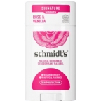 Schmidt’s Rose And Vanilla Natural Deodorant Stick 2.65 OZ