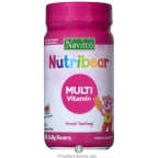 Navitco Kosher NutriBear Multi Vitamin Chewable Gummies - Fruit Flavor 60 Gummies