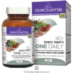 New Chapter Kosher Every Man One Daily Multi Vitamin 40+ 72 Tablets