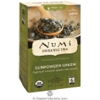 Numi Tea Kosher Organic Gunpowder Green Tea 18 Tea Bags