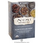 Numi Tea Kosher Numi`s Collection Assorted Pack of 6 18 Bags of Tea