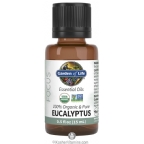 Garden of Life Kosher Organic Essential Oils Eucalyptus  0.5 fl oz