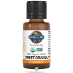 Garden of Life Kosher Organic Essential Oils Sweet Orange 0.5 fl oz