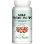 Maxi Health Kosher Maxi Premium EPO - Evening Primrose with Flax Seed Oil (Omega-3, 6 & 9)  90 Liquid MaxiCaps